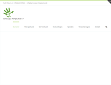 Tablet Screenshot of canis-lupus-therapeuticus.de